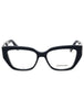 414 - BLUE NAVY/Clear demo lens