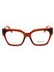 224 - TRANSPARENT RUST/Clear demo lens