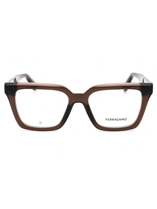 Salvatore Ferragamo SF2985 women's full-rim cat-eye eyeglasses in black acetate.