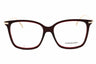 612 - TRANSPARENT BURGUNDY/Clear demo lens