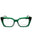 317 - TRANSPARENT GREEN/clear demo lens