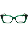 317 - TRANSPARENT GREEN/clear demo lens