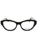 004 - BLACK/BLACK TORTOISE/Clear demo lens