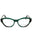 336 - OPALINE GREEN/STRIPED GREEN/Clear demo lens