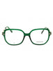 317 - TRANSPARENT GREEN/clear demo lens