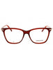 616 - TRANSPARENT RED/clear demo lens