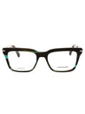 315 - STRIPED GREEN/clear demo lens