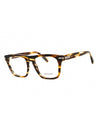 216 - STRIPED BROWN/clear demo lens