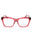 655 - TRANSPARENT WINE/clear demo lens