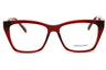 616 - TRANSPARENT RED/clear demo lens