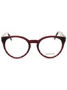 612 - TRANSPARENT BURGUNDY/clear demo lens