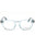 450 - TRANSPARENT AZURE/clear demo lens