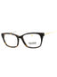 052 - dark havana/clear demo lens