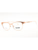 028 - shiny rose gold/clear demo lens