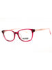 066 - shiny red/clear demo lens