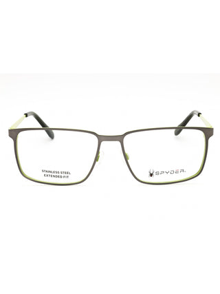 Spyder SP4001 eyeglasses featuring a sleek black rectangular frame with lightweight, durable temples.
