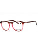 603 - BURGUNDY GRADIENT/clear demo lens