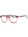 603 - BURGUNDY GRADIENT/clear demo lens