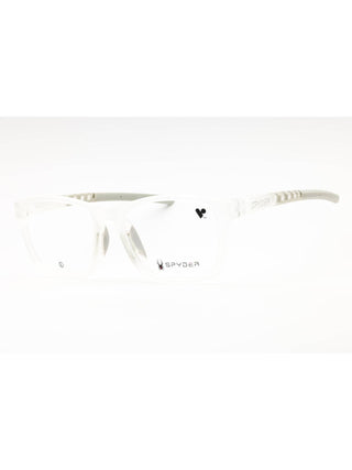 Spyder SP4036 eyeglasses featuring a sleek, lightweight black rectangular frame with signature logo temples.