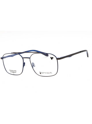 Spyder SP4038 eyeglasses featuring a sleek, lightweight black rectangular frame with durable temple arms.