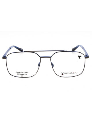 Spyder SP4038 eyeglasses featuring a sleek, lightweight black rectangular frame with durable temple arms.