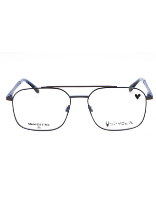 Spyder SP4038 eyeglasses featuring a sleek black rectangular frame with lightweight, durable temples.
