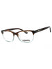 105 - Brown/Navy Gradient /clear demo lens