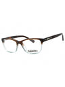 105 - Brown/Navy Gradient /clear demo lens
