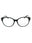 8055 - Black On Tiffany Blue/Clear demo lens