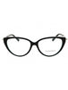 8055 - Black On Tiffany Blue/clear demo lens