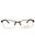 048 - shiny dark brown / Clear demo lens