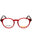 067 - matte red/clear demo lens