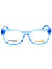 090 - shiny blue/clear demo lens