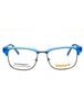 091 - matte blue/clear demo lens