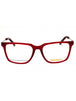 067 - matte red/clear demo lens