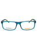 090 - shiny blue/clear demo lens