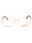 032 - pale gold/clear demo lens