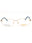 032 - pale gold/clear demo lens