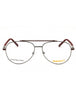 006 - shiny dark nickeltin/clear demo lens