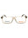 057 - shiny beige/clear demo lens