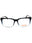 090 - shiny blue/clear demo lens