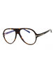 052 - dark havana/Clear/Blue-light block lens