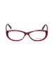 068 - Transparent Stripped Red / clear demo lens