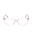 072 - Shiny Transparent Peach / clear/blue-light block l