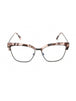 055 - Pink Vintage Havana / clear/blue-light block lens