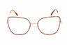 053 - Blonde Havana/Rose Gold / clear/blue-light block l