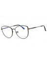 001 - shiny black/Clear/Blue-light block lens