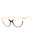 055 - coloured havana/Clear Blue-light block lens