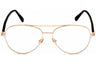028 - Shiny Rose Gold / Clear Lens