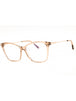 045 - shiny light brown/clear/blue-light block lens